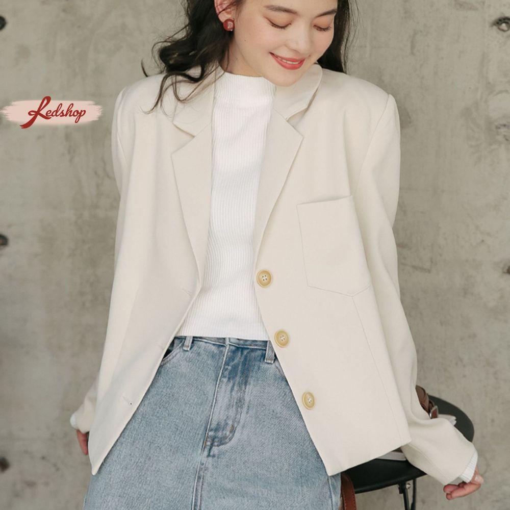 Áo blazer croptop công sở, đi chơi thời trang Hàn Quốc Red Shop_27930