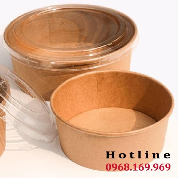 Combo 100 Bát Giấ Đựng Thức Ăn - 750ml