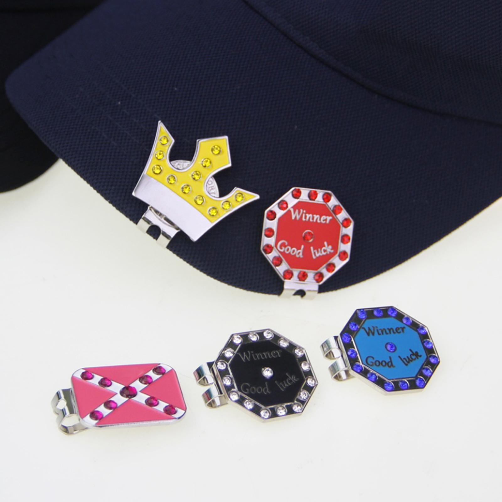 Magnetic Golf  Clip Golf Ball Aiming Marker Professional Golf Training Aids Accessories Putting Alignment Training Aids Stylish Golf Ball Markers