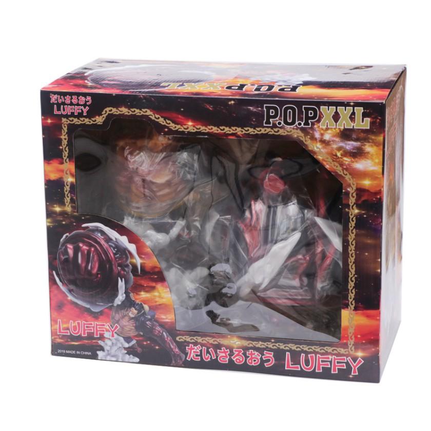 Mô Hình Figure One Piece Luffy Gear 4 tấn công 39cm