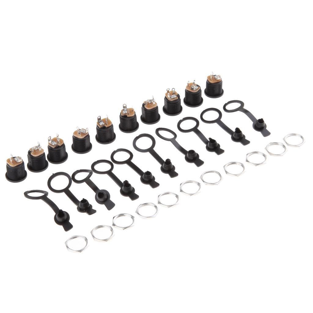 10Pack DC-022 DC Power  Socket DC Connector Adapter Supply  Socket