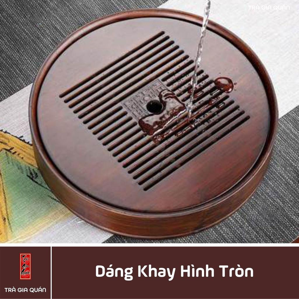 Khay Trà Tre Cao Cấp Tròn KT 09