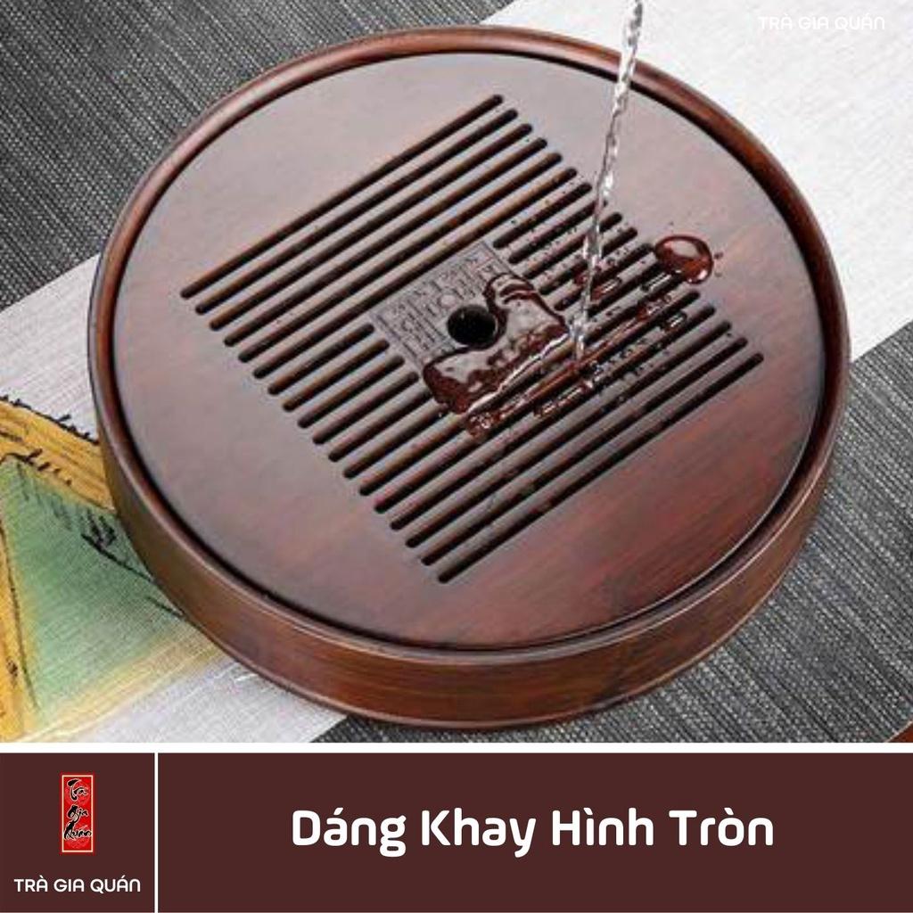 Khay Trà Tre Cao Cấp Tròn KT 09