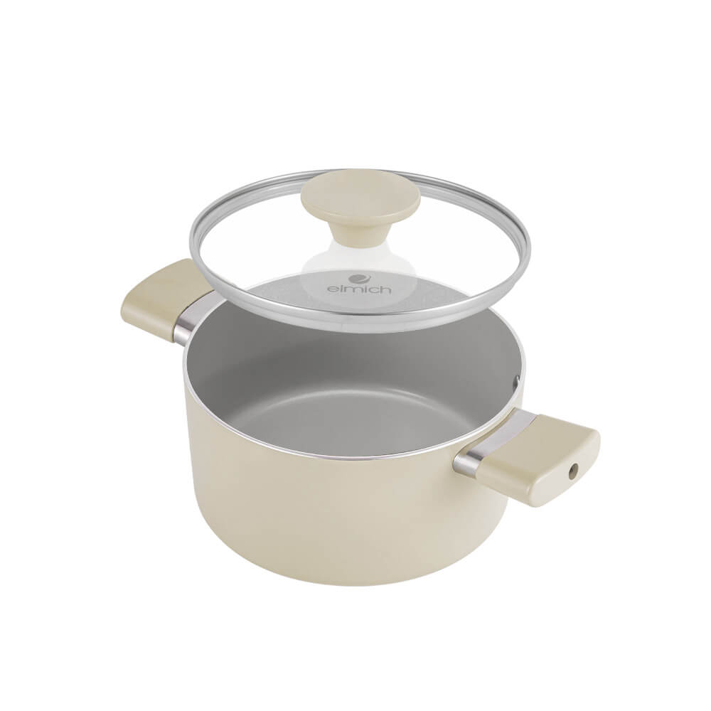 Nồi Chống Dính Ceramic Elmich Classic EL5529BE Size 18,20cm, Hàng Chính Hãng, Dùng Mọi Bếp - JoyMall