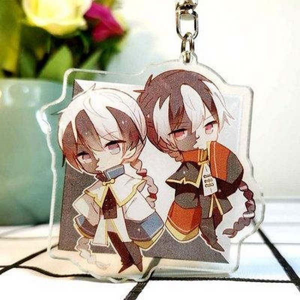 Móc khóa Identity V Nhân cách thứ năm ver random in hình anime chibi ( Mica trong acrylic)