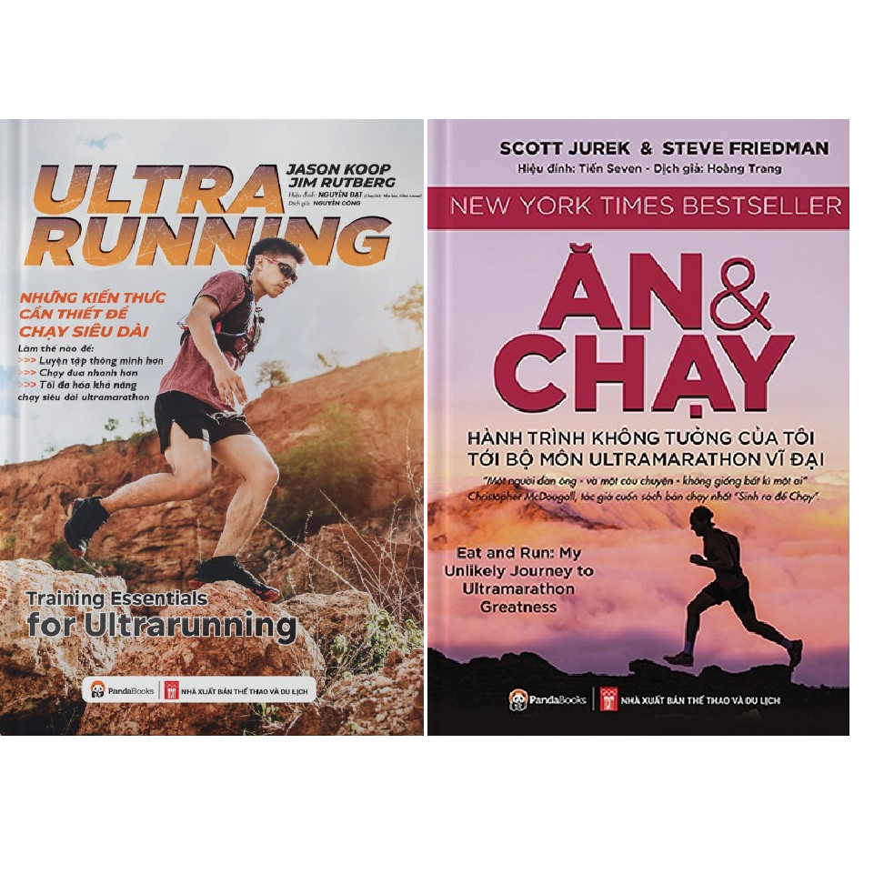 Combo 2 Cuốn Ultrarunning - Những Kiến Thức Cần Thiết Để Chạy Siêu Dài + Ăn Và Chạy