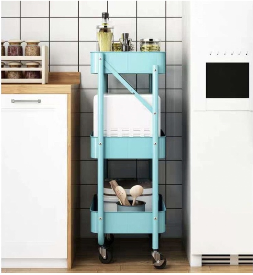 Kệ đựng đồ 3 tầng có bánh xe 3-P-L2-566