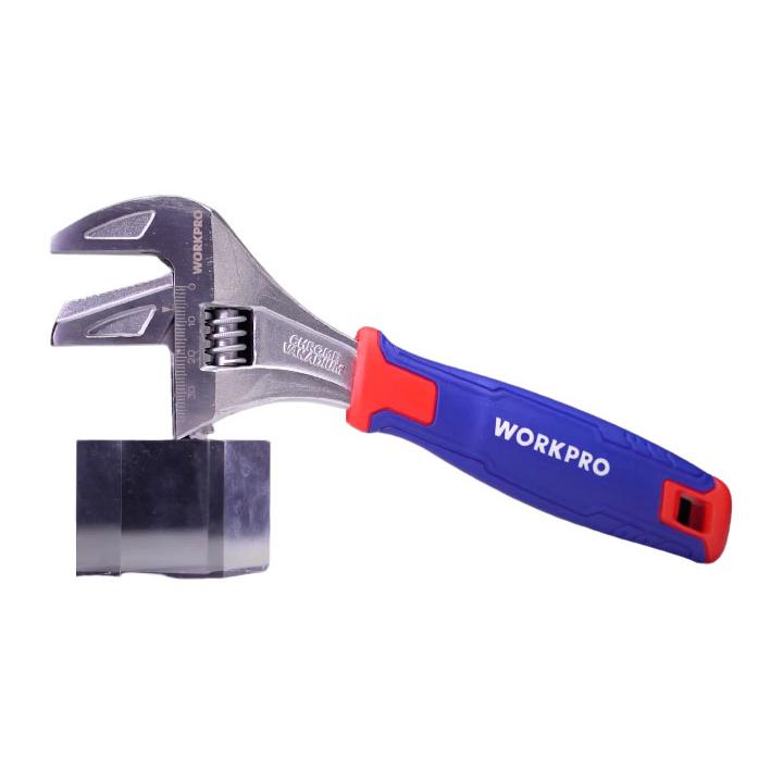 Bộ 3 mỏ lết , thép hợp kim CR-V Workpro WP202515 cán nhựa - Hàng chính hãng