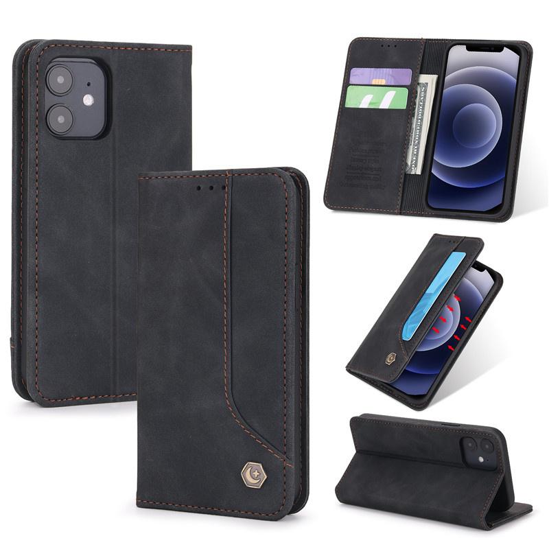 Samsung Phone Case A11 A21 A21S A31 A40 A41 A51 A60 A70 A71 Flip Magnetic Leather Case