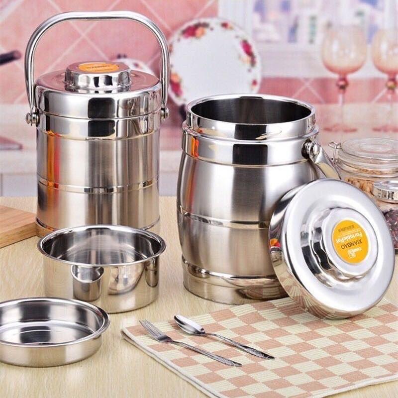 Cặp Lồng Inox Xianbao 1,6Lit 3 Tầng Cực Sịn Sò