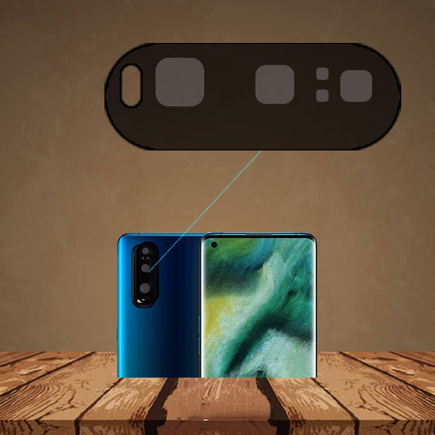 Miếng dán cường lực Camera cho Oppo Find X2 trong suốt