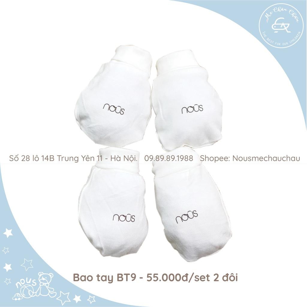 Phụ Kiện Cho Bé Sơ Sinh - Bao Tay Nous - Bao Chân Nous - Mũ Nous (Size Sơ sinh Newborn)