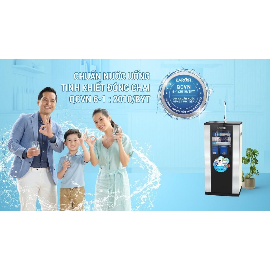 [TẶNG BỘ LÕI] Máy lọc nước RO Mỹ 10 lõi Karofi ERO80 Pro - Lõi lọc Smax Pro V - Lắp đặt miễn phí - Bảo hành 3 năm - Hàng Chính Hãng