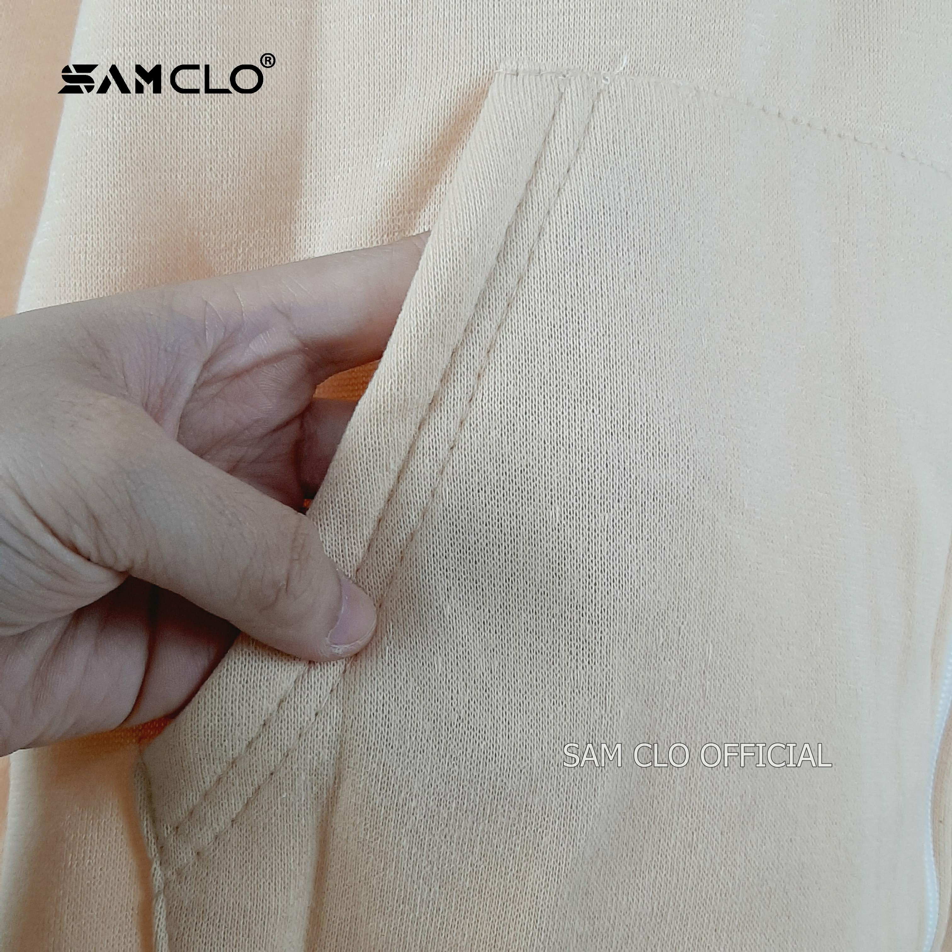 ÁO KHOÁC NỈ SAM CLO nữ freesize hoodie có khóa kéo tay dài thu đông dáng unisex THÊU chữ CHAOS