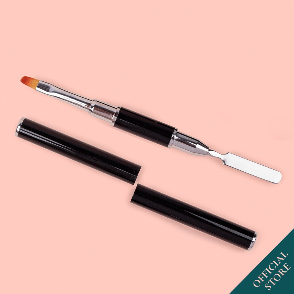 Cọ đắp gel 2 đầu - cọ đắp gel gôm chuyên dụng cho dân làm móng