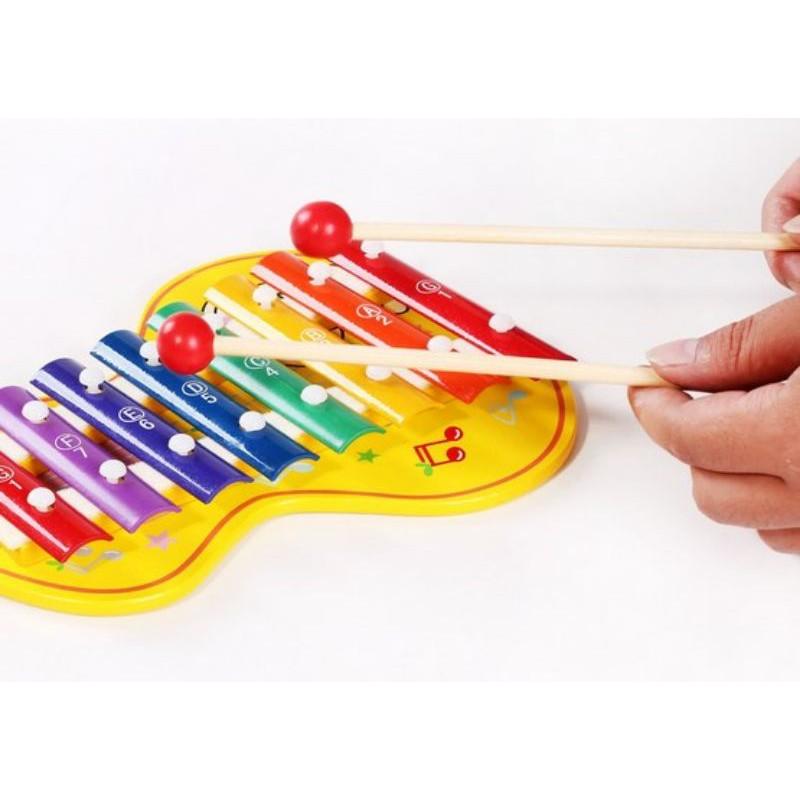 Bộ đàn gỗ 8 thanh đa dạng chủ đề cho bé yêu