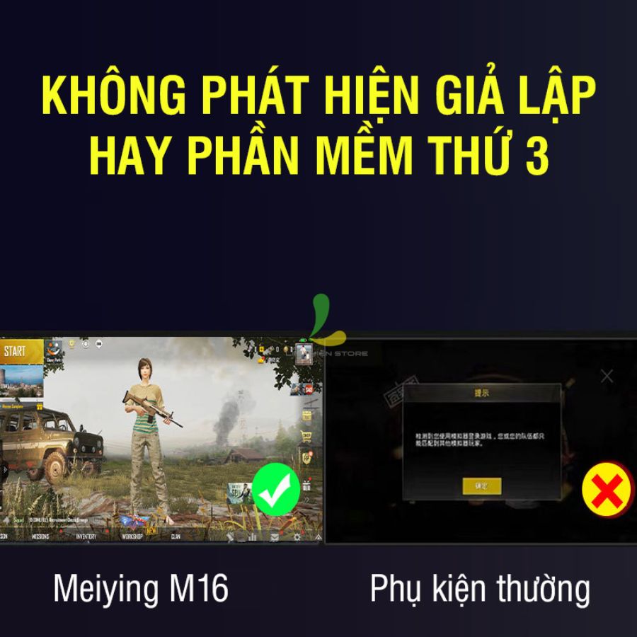 Bộ chuyển đổi game MEIYING M16 - Thiết bị chuyển đổi phím chuột kết nối điện thoại hỗ trợ hệ điều hành Android, IOSS - Hàng nhập khẩu