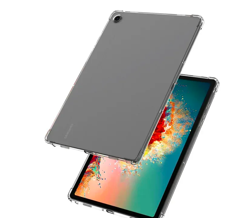 Ốp lưng cho Samsung Galaxy Tab A9 Plus silicon dẻo trong suốt chống sốc - hàng nhập khẩu 