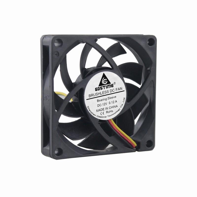 1 Pieces Gdstime 3Pin FG 70x70x11mm DC 11V Cooling Fan 70mm x 11mm PC Brushless Cooler 7cm