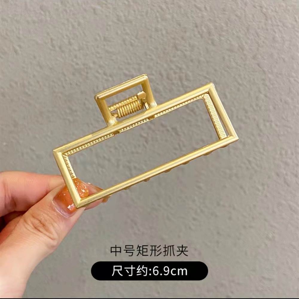 Kẹp Tóc Cá Mập Bằng Kim Loại Phong Cách Hàn Quốc
