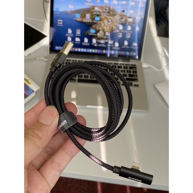 Cáp Lightnning hàng chính hãng Baseus Entertaining Audio Data Cable 120cm (vừa sạc vừa nghe nhạc)