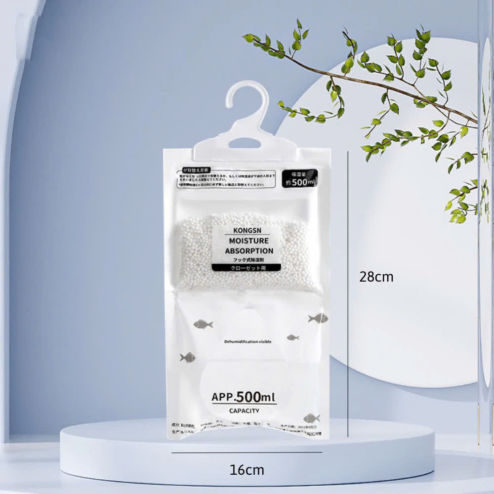 COMBO 4 Túi  hút ẩm chống mốc dạng treo dùng cho tủ quần áo tủ giầy giúp hút ẩm quần áo tránh bị ẩm mốc