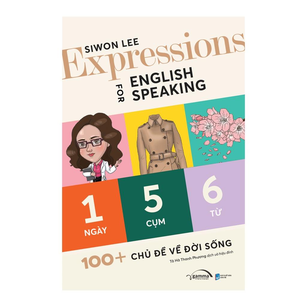 Sách Expressions For English Speaking - 1 Ngày 5 Cụm 6 Từ - Alphabooks - BẢN QUYỀN