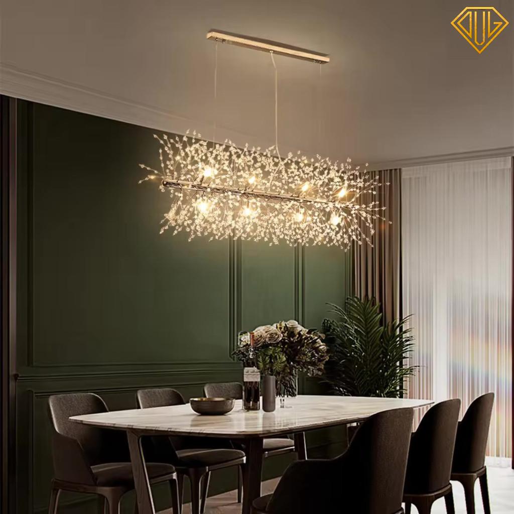 Đèn thả bàn ăn Hoa Bồ Công Anh Cao Cấp  Decor trang trí nội thất Sang Trọng L90cm - 3 chế độ ánh sáng (Ảnh thật 100%) DV