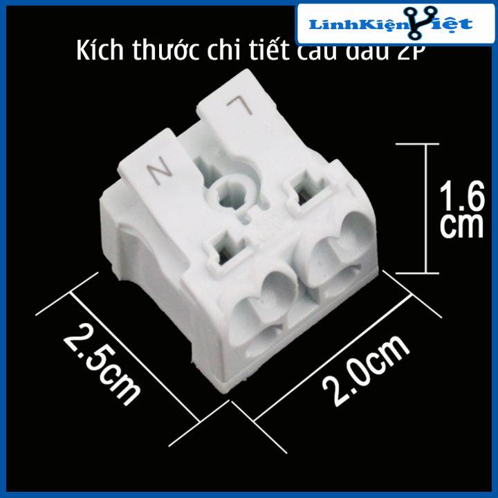 Cầu nối đấu dây điện nhanh có móc 923 2P/3P dễ dàng thay thế