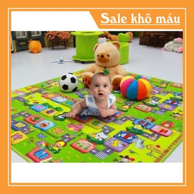 Thảm Xốp 2 Mặt Cho Bé Maboshi nhiều kích cỡ M6/M8/2M/2,2M/2,5M/3M ( giao màu ngẫu nhiên )