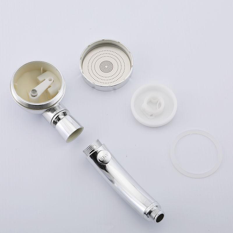 Đầu vòi hoa sen tăng áp 3 chế độ nước- xoay 360 độ màu bạc cao cấp