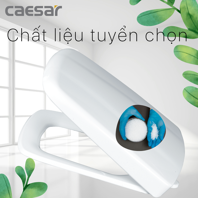 Nắp nhựa đóng êm bàn cầu Caesar - M236 - Hàng chính hãng