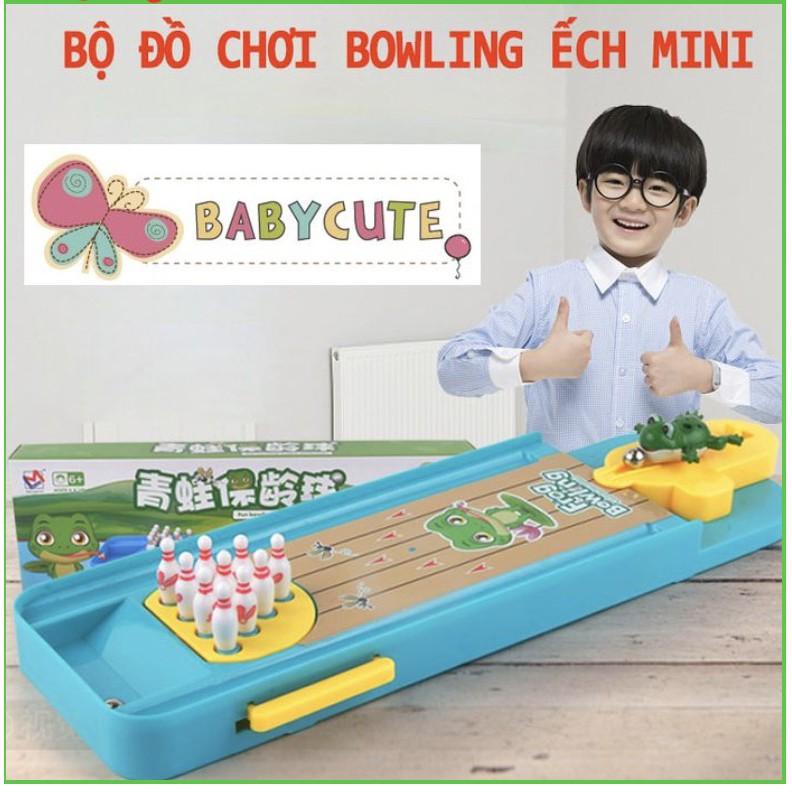 Bowling Mini Gắn Kết Yêu Thương Cùng Bé - Trò chơi cho bé ếch bắn Bowling