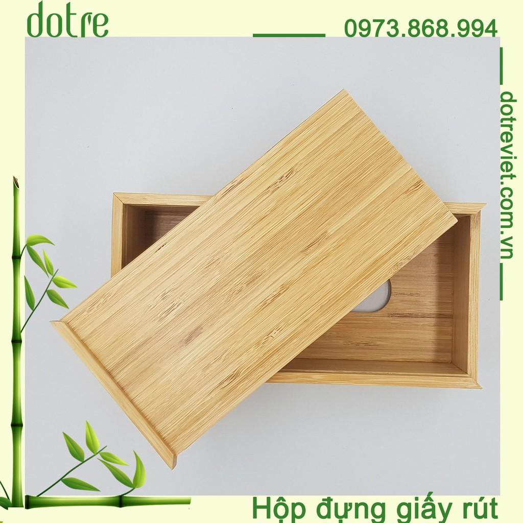 Hộp đựng giấy rút bằng tre loại đẹp