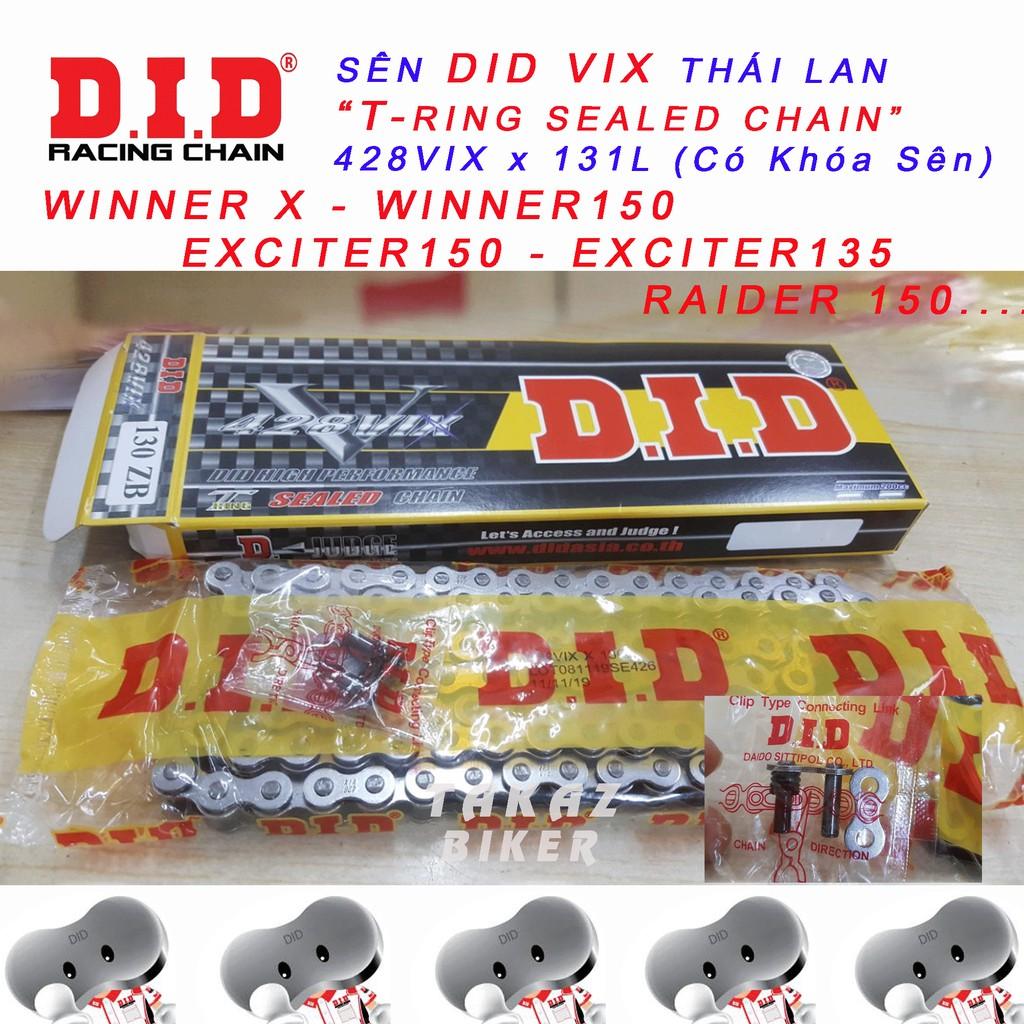 B3 Nhông Sên Dĩa 15T x 47T Recto xe Yamaha Exciter 155 - TFX - FZ - Sên VIX - TFX Phốt Cao Su