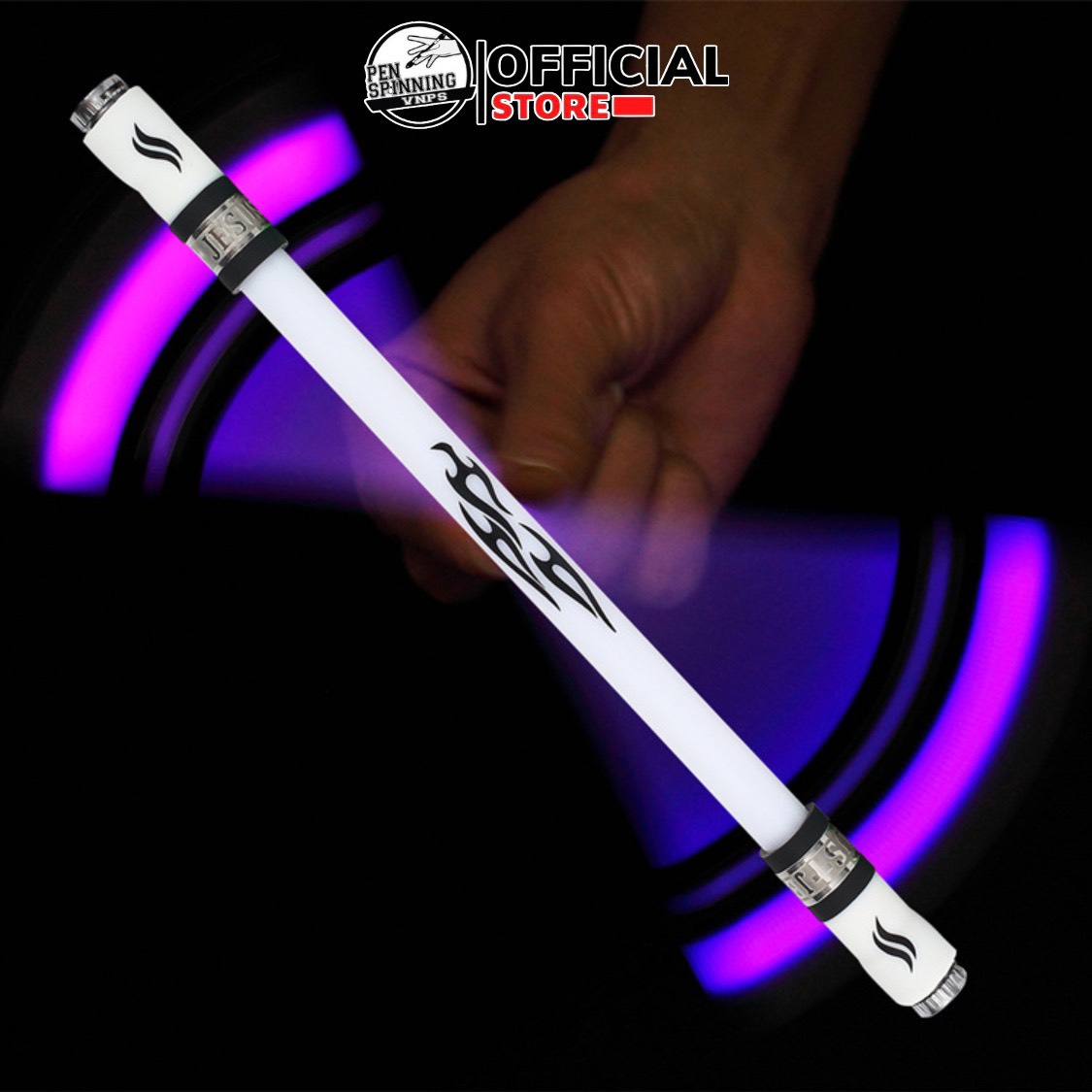 Bút quay có đèn flash chuyển màu đặc biệt trò chơi giải trí nghệ thuật pinning pen cân bằng chống trượt