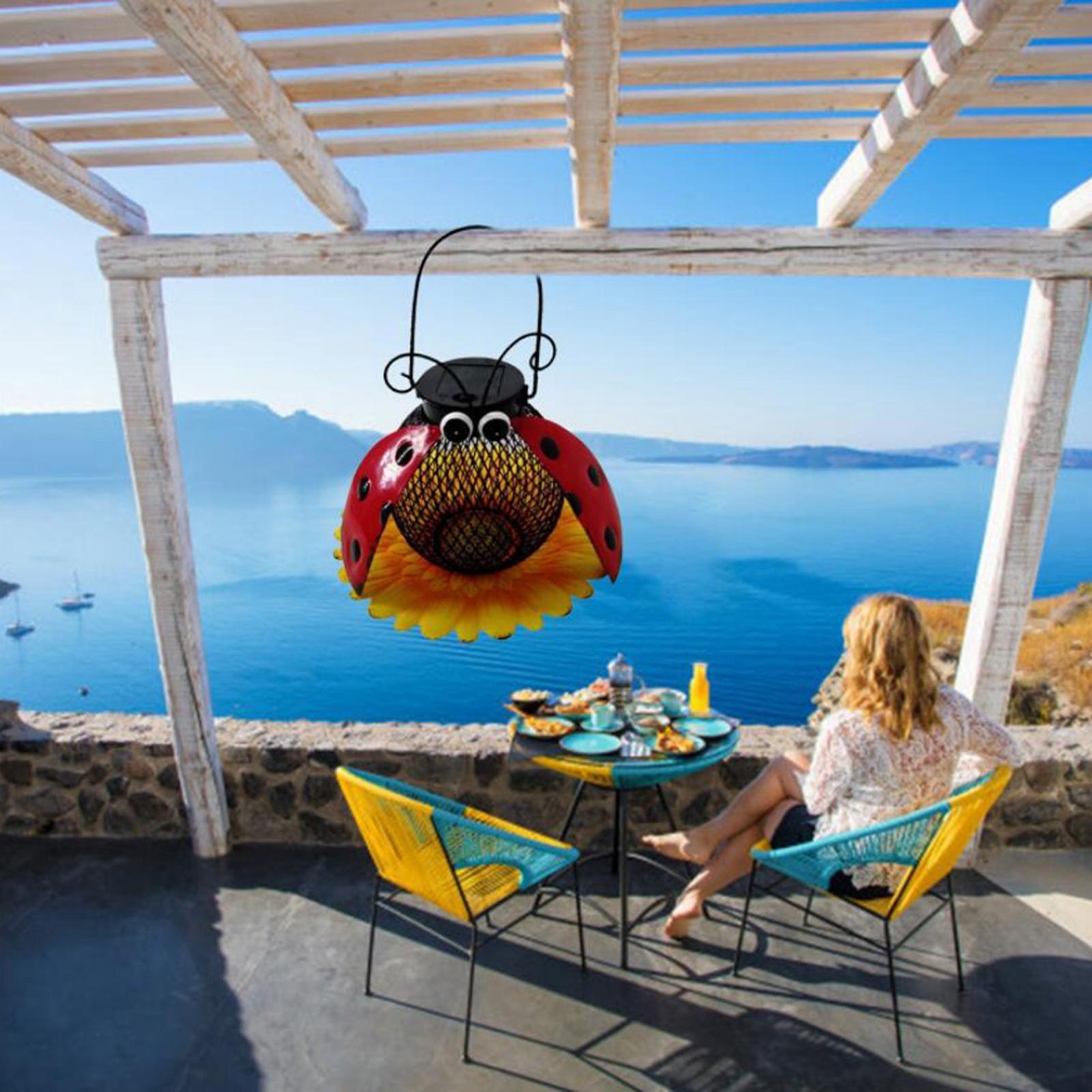 Solar Garden Light Tree Party Outdoor Safe Hanging Lights Night Lamp