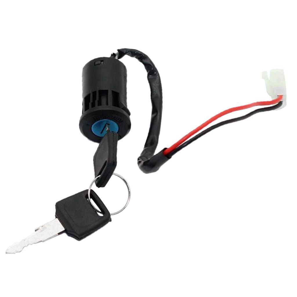 10X Ignition Key Switch Lock and 2 Keys for Scooter Dirt Bike Moped ATV Kart