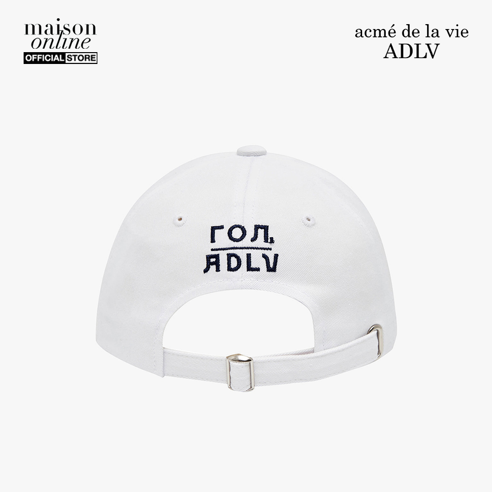 ADLV - Nón bóng chày thể thao Log x ADLV Classic Logo ADLV-20FW-BCLOCL-WHT