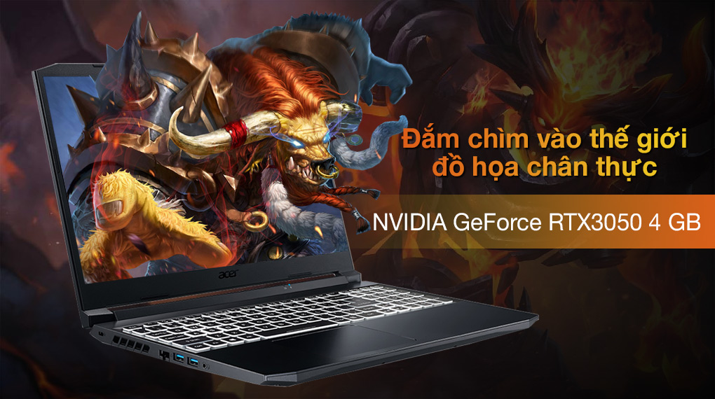 Laptop Acer Nitro 5 Eagle AN515-57-54MV - Hàng Chính Hãng