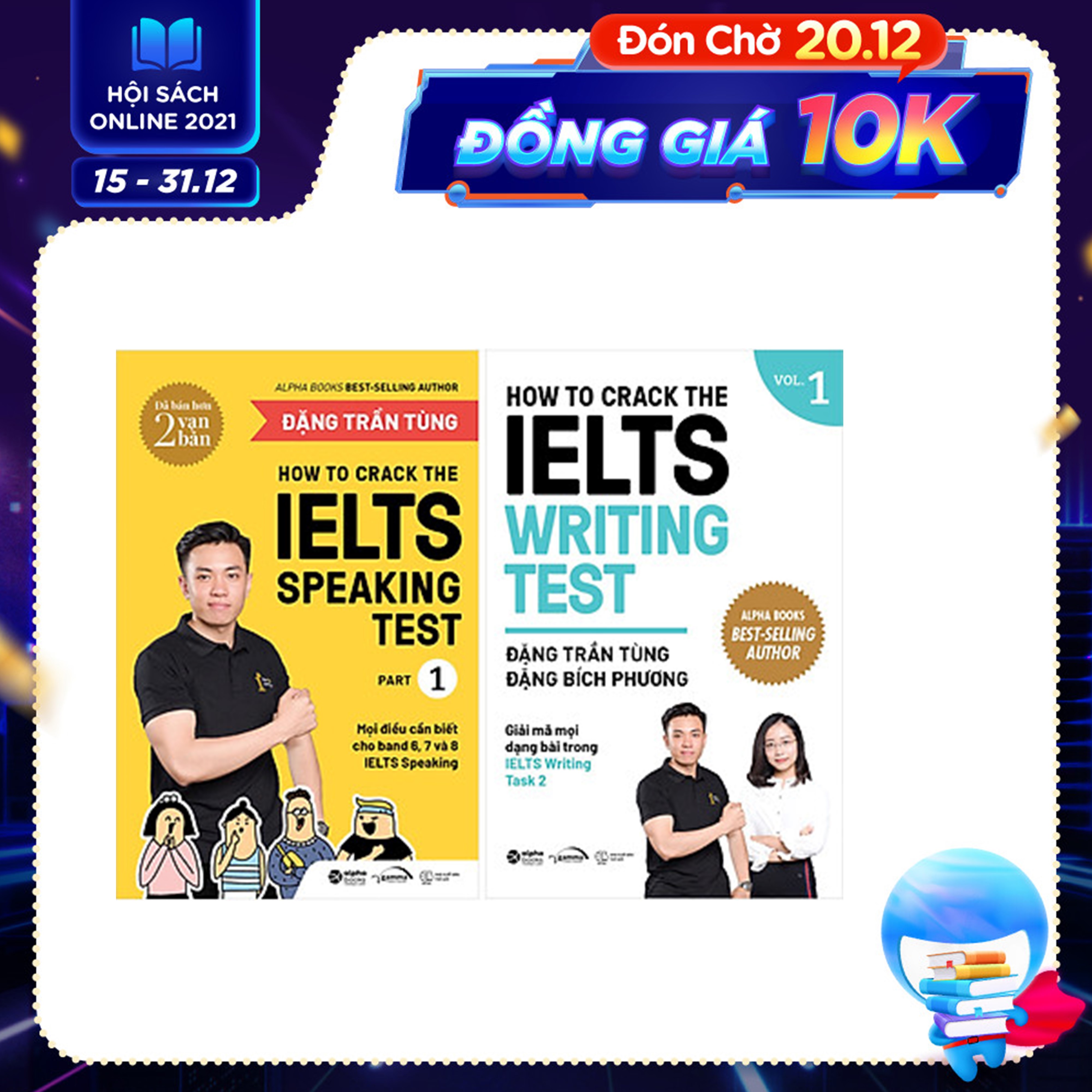 Combo 2 Cuốn: How To Crack The IELTS Speaking +Writing Test