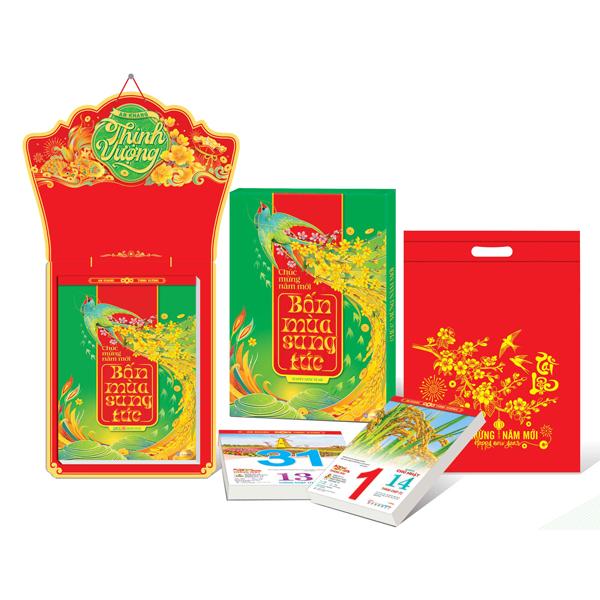 Lịch Bloc Siêu Đại 2026 - Bốn Mùa Sung Túc - Thịnh Vượng - Hoa Niên HN10