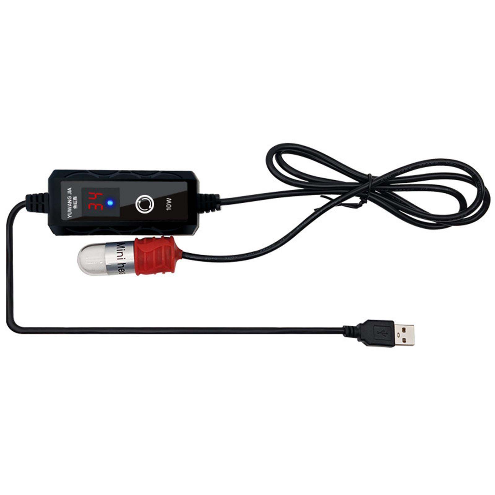 Aquarium Fish Tank Heater Heat Rod Over Temperature Protection Submersible Thermostat for Newts