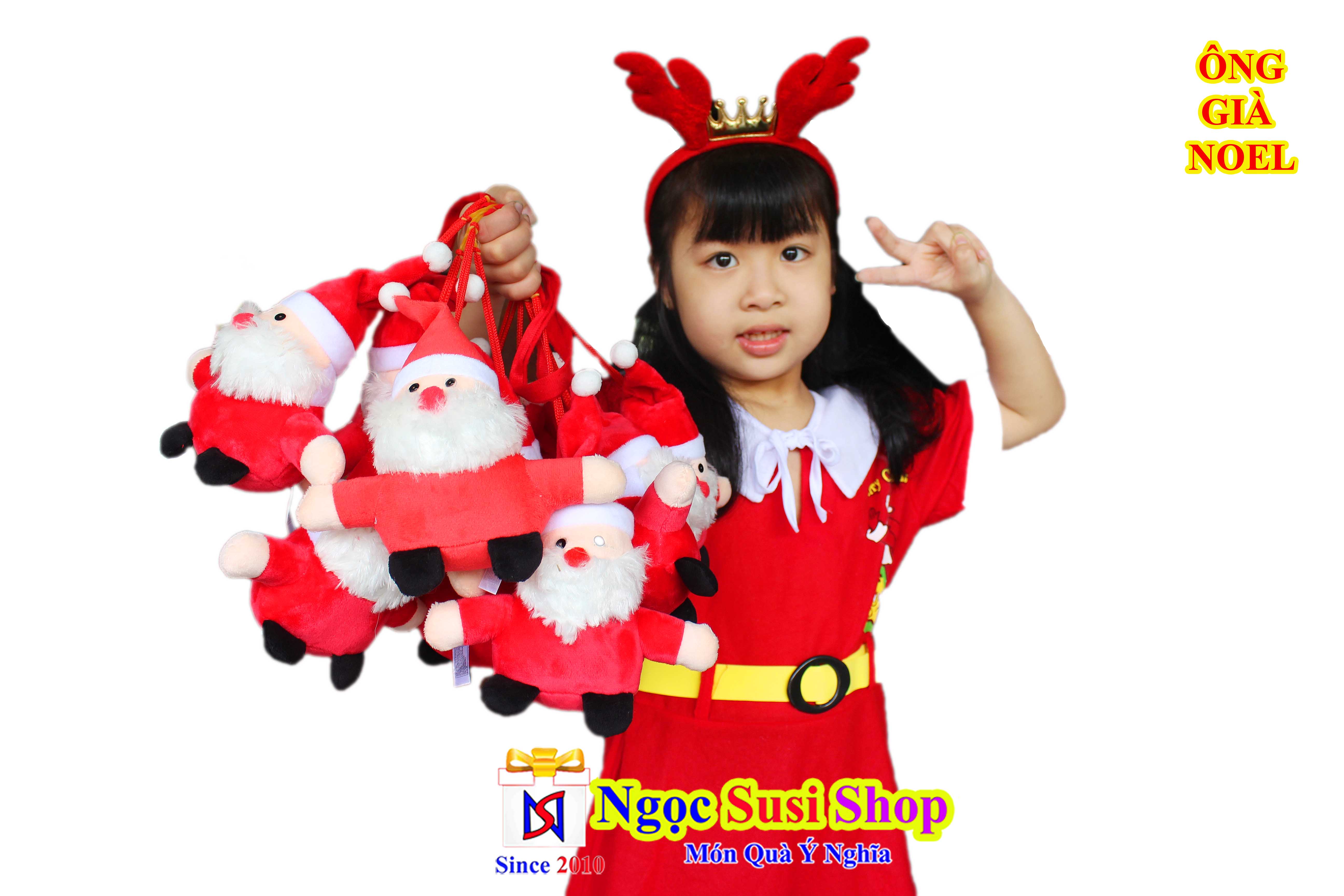 [CAO CẤP] GỐI ÔM ÔNG GIÀ NOEL SIÊU ĐẸP [ NHƯ ẢNH