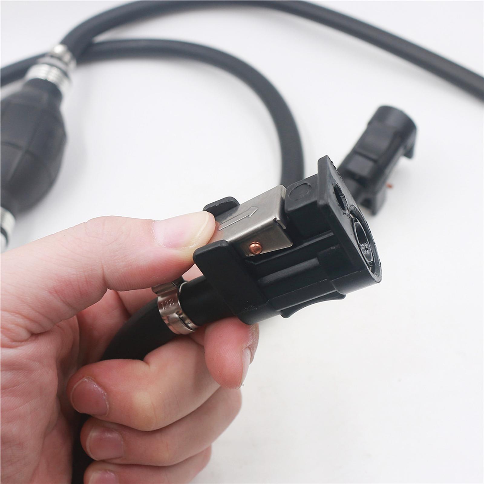 8mm Hand Pump 3.1M Spare Parts Boat Part Fuel Line Hose Assembly Fit for Yamaha Outboard