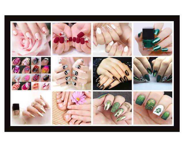 Decal hoặc tấm cứng decal dán tường về nail spa_ ngang 60cm x cao 40cm_DECAL VIP