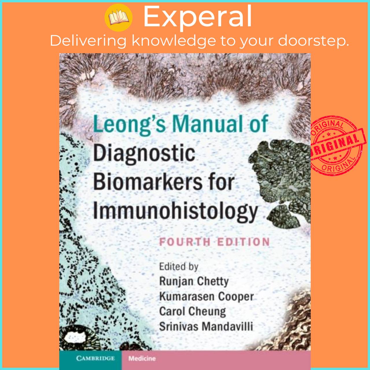 Sách - Leong's Manual of Diagnostic Biomarkers for Immunohistology by Kumarasen Cooper (UK edition, hardcover)