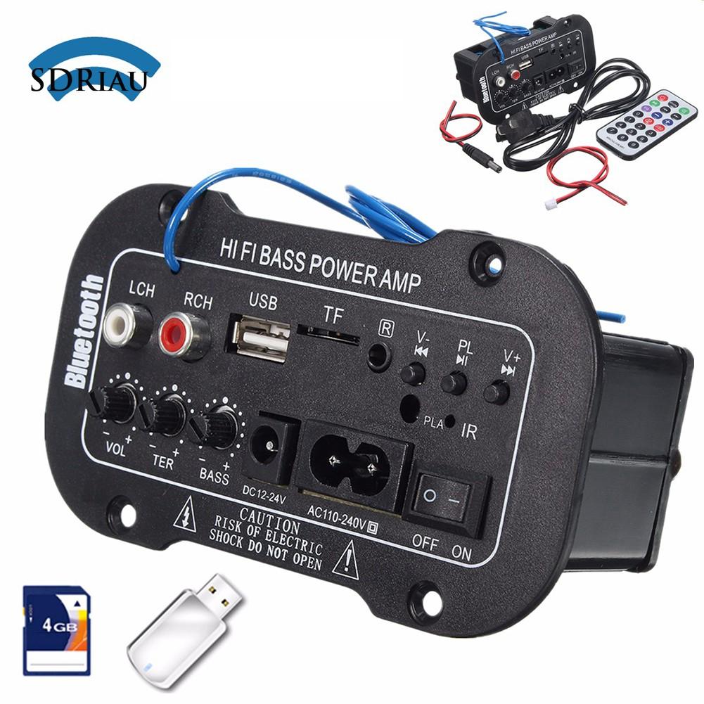Bộ Khuếch Đại Âm Thanh Hifi Kết Nối Bluetooth Cho Xe Hơi