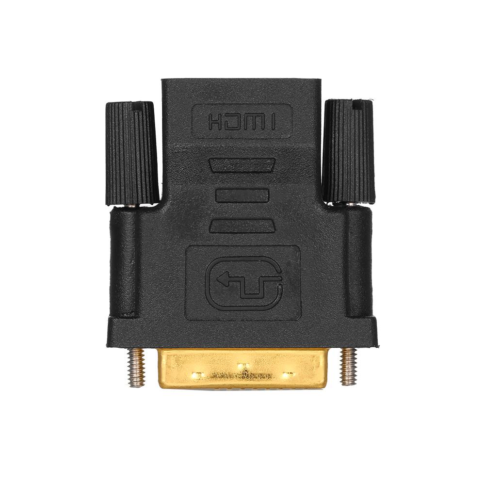 DVI-D to HD Adapter 1080P Gold Plated DVI DVI-D 24+1 Pin Male to HD Female Converter Replacement for PS4 PC HDTV