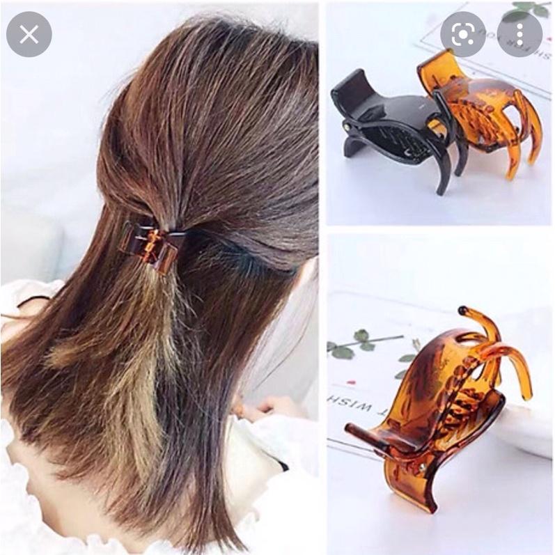 Kẹp tóc càng cua 3 răng 5 răng tạo xoăn nhẹ phong cách Hàn Quốc